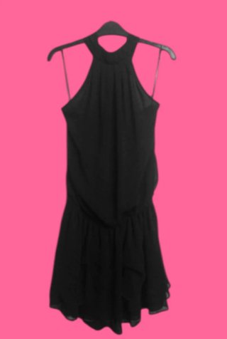 Vestido fiesta negro largo