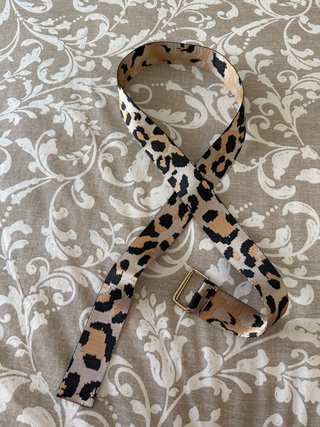 Correa de bolso animal print