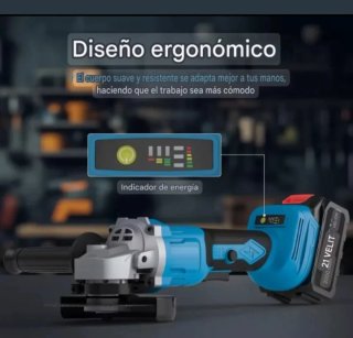 Amoladora Angular Inalámbrica (2 Baterías)