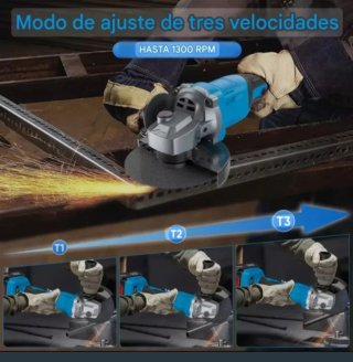 Amoladora Angular Inalámbrica (2 Baterías)