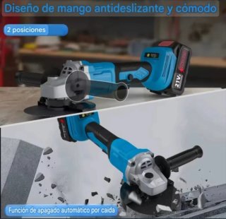 Amoladora Angular Inalámbrica (2 Baterías)