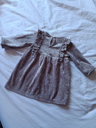 Vestido H&M niña terciopelo