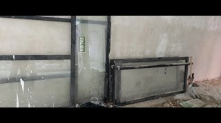 Puerta de aluminio medidas 1.90 x 2.80