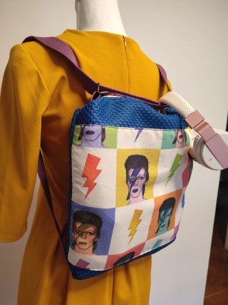 Mochila convertible tote bag David Bowie