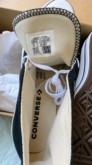 Converse plataforma negras unisex