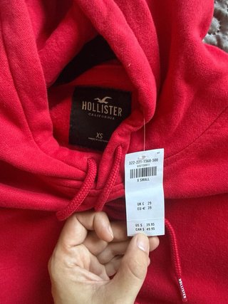 Sudadera Hollister Roja