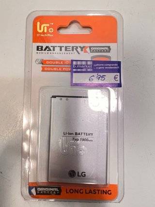 Batería LG Li-ion Typ 1900mAh