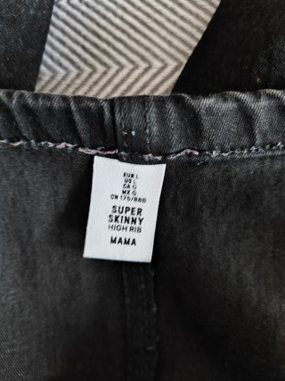 Pantalón vaquero premamá negro