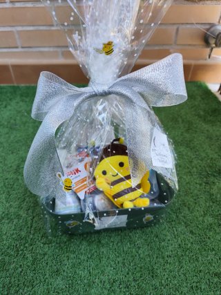 Mini Canastilla bebé recién nacido temática abejit