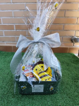 Mini Canastilla bebé recién nacido temática abejit