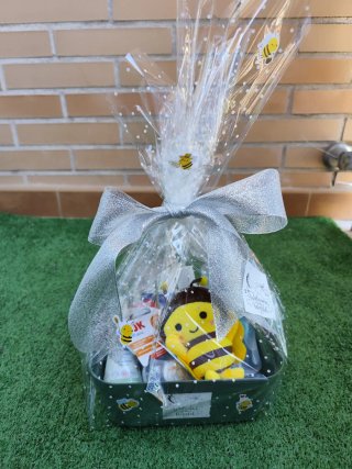 Mini Canastilla bebé recién nacido temática abejit