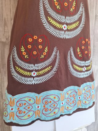 Vestido estampado étnico Bantik