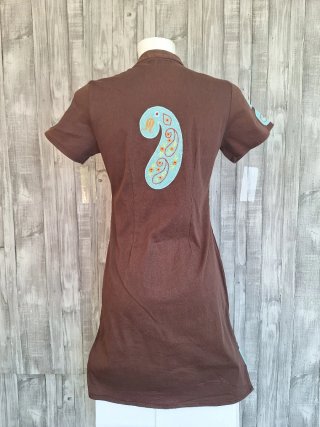 Vestido estampado étnico Bantik