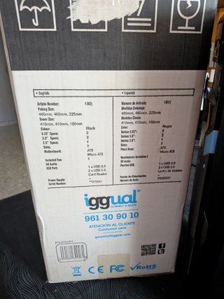 Caja PC + Fuente Alimentación 600W