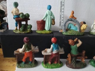 Pastori presepe vintage