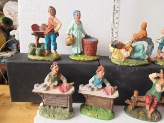 Pastori presepe vintage