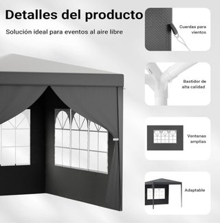 Carpa verde 3x3m
