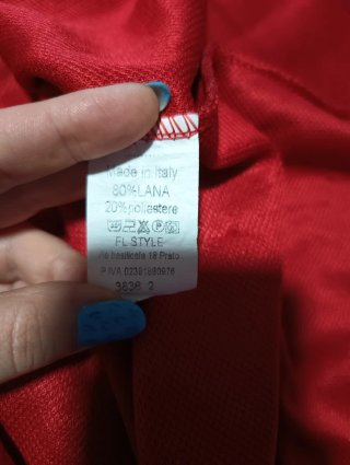 Gonna lunga rossa elasticizzata curvy