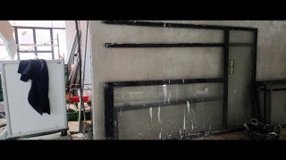 Puerta de aluminio 1.60 x 2.80