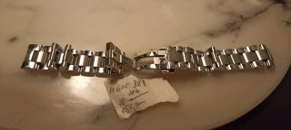 Hamilton 18mm cinturino orologio argento