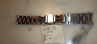 Hamilton 18mm cinturino orologio argento