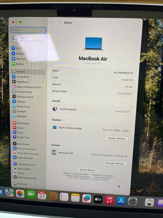 Apple 2025 MacBook Air de 15 Pulgadas #J7GR4J