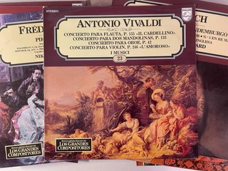 24 vinilos de música clásica de Salvat.