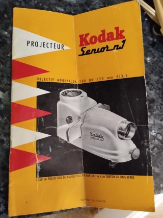 Proyector vintage  diapositivas Kodak  Senior n°1