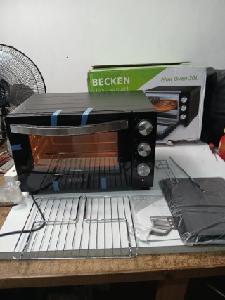 Horno Eléctrico Becken 3L Negro