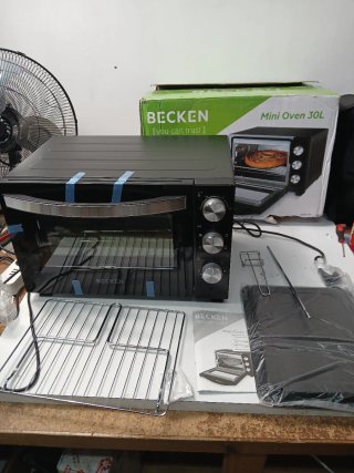 Horno Eléctrico Becken 3L Negro
