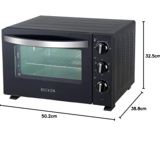 Horno Eléctrico Becken 3L Negro
