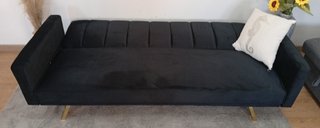 Sofá Cama ·Bogota·, Negro, Cómodo. ¡OFERTA!