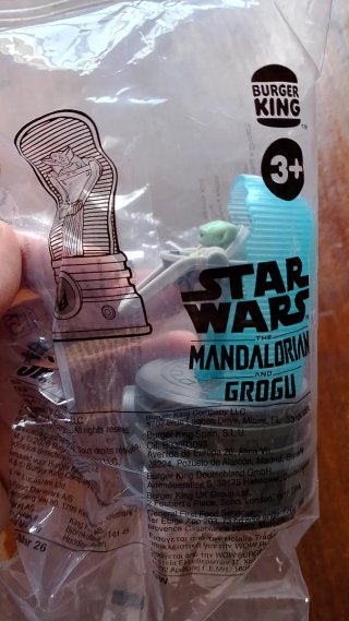 Muñeco Baby Yoda Grogu Burger King 2026
