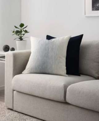 Funda cojín IKEA ISPIGG rayas 50x50cm. Sin abrir