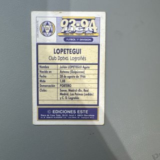 Lote +150 Cartas Fútbol LaLiga 1993-94