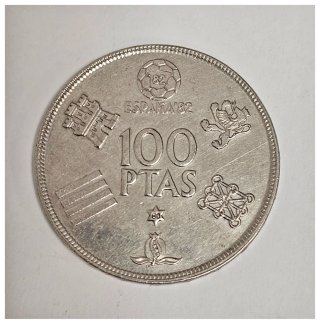 6 Monedas 100 Pesetas. Año 1980. Mundial 82