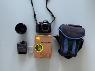 Nikon D3300 + Objetivo 50mm f/1.8 G
