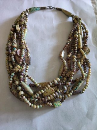 Collana multistrato bijotteria