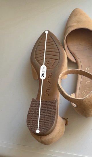 Zapatos Unisa Beige Talla 37