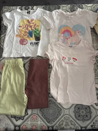 Lote Ropa Niña Camisetas y Pantalones