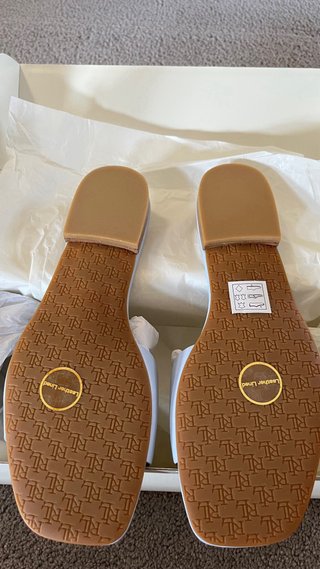 Sandalias Lauren Ralph Lauren piel napa azul