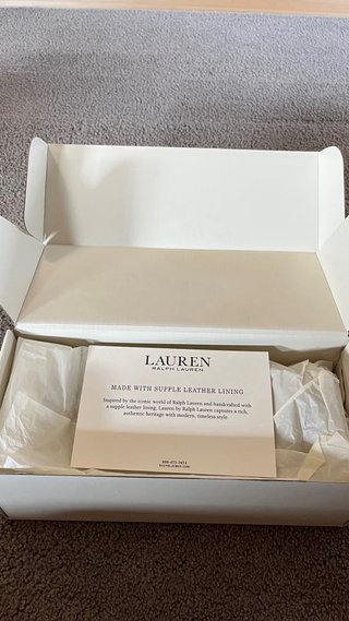 Sandalias Lauren Ralph Lauren piel napa azul