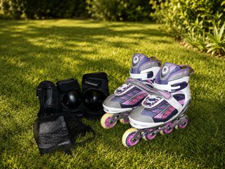 Patines en línea y protecciones