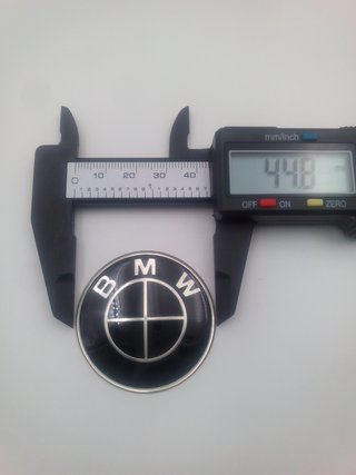 EMBLEMA VOLANTE BMW NEGRO 45MM