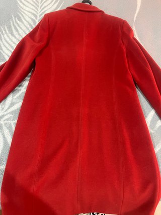 Abrigo Burberry Rojo
