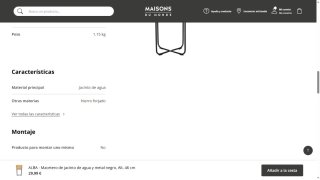 Portavasi MAISONS DU MONDE - NUOVO