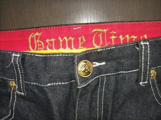 Pantalones Baggy Y2K Negros con Bordado