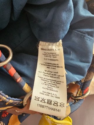 Bolso Saco Bimba y Lola Estampado Mariposas