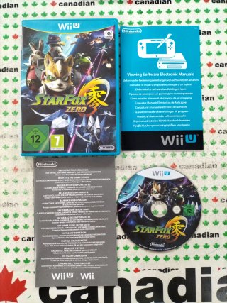 Star Fox Zero First Print Edition Wii U