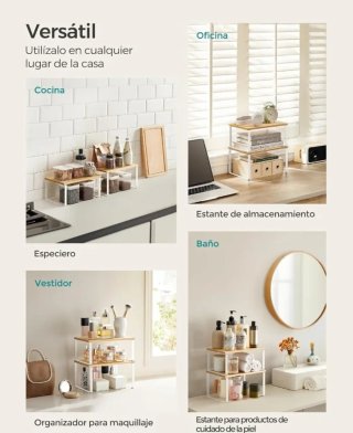 Set 2 Estantes especiero SONGMICS KCS02NW